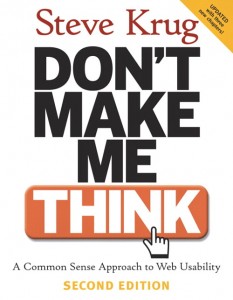 Book Cover for Steve Krug's 2nd Edition of Dont Make Me Think